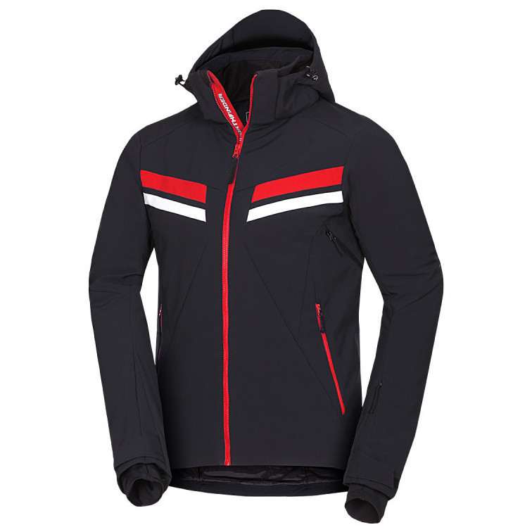 Pánská lyžařská bunda Northfinder Ugo Velikost: L / Barva: černá/červená