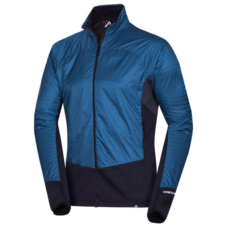 Pánská funkční mikina Northfinder Giuliano Velikost: L / Barva: modrá/černá