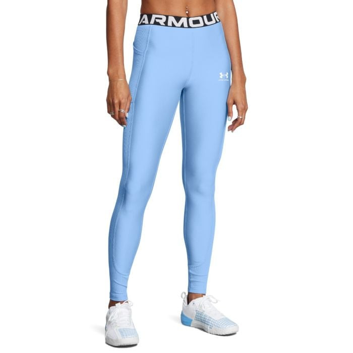 Dámské legíny HeatGear Rib Legging Blue XL - Under Armour