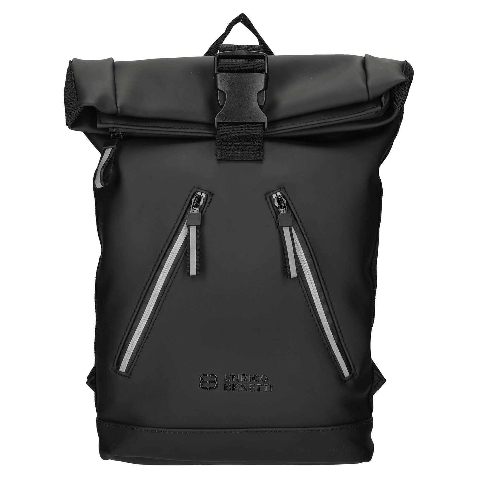 Moderní rolovací batoh Enrico Benetti Beron - černá 8l