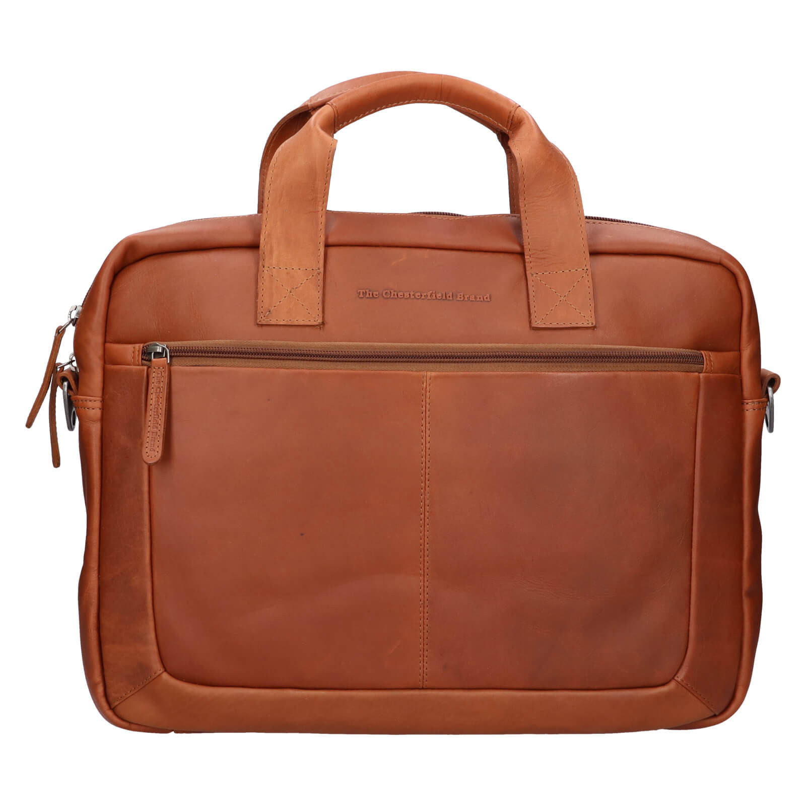 Pánská kožená taška na notebook The Chesterfield Brand Koen - koňak