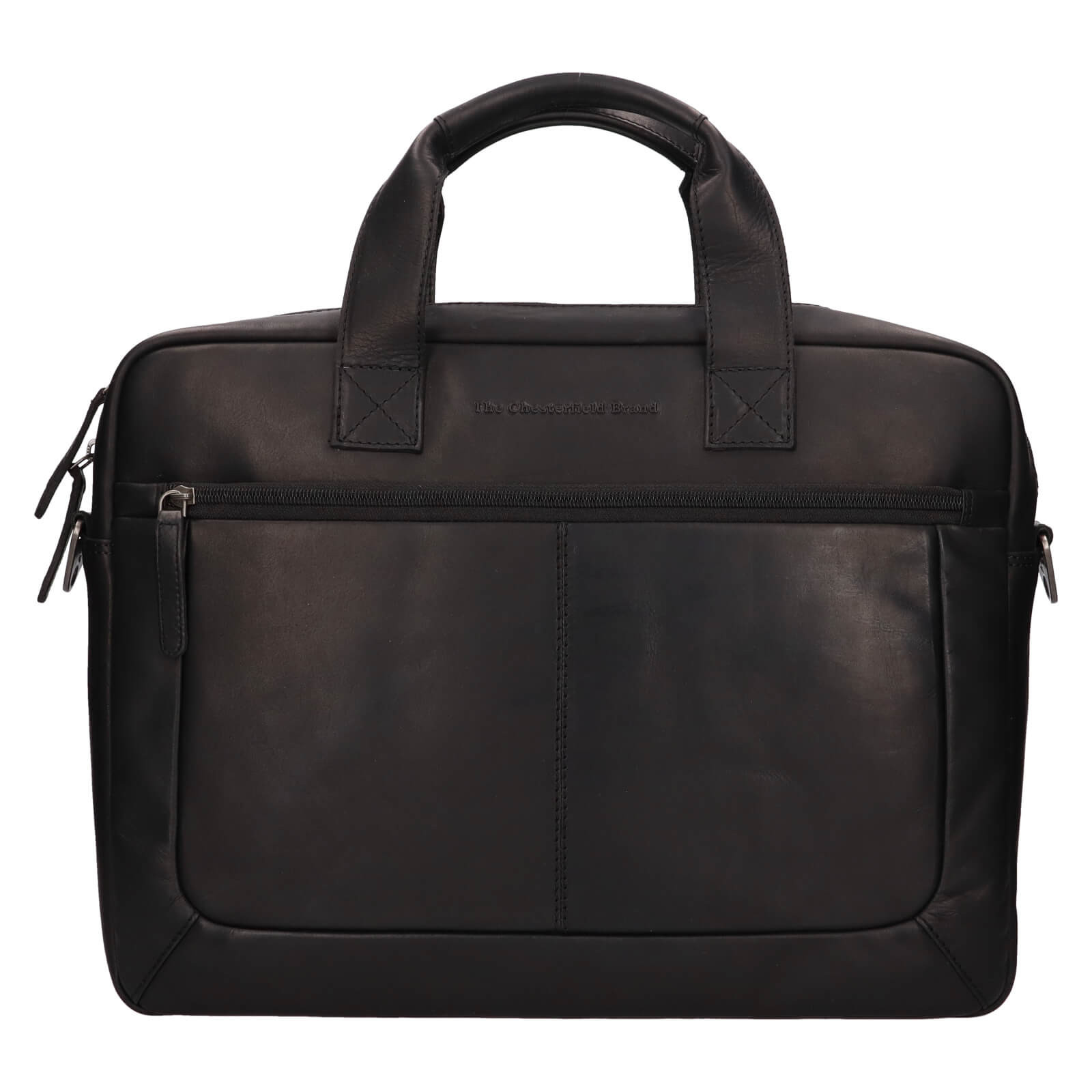 Pánská kožená taška na notebook The Chesterfield Brand Koen - černá