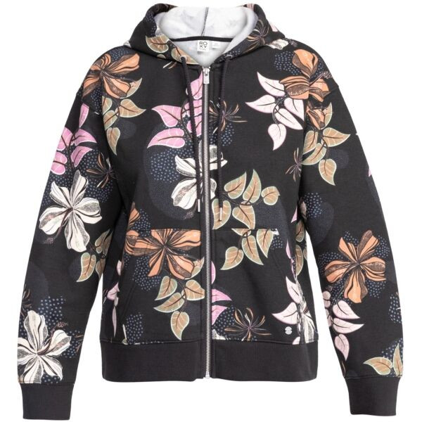 Roxy FEELS RIGHT Dámská mikina, černá, velikost