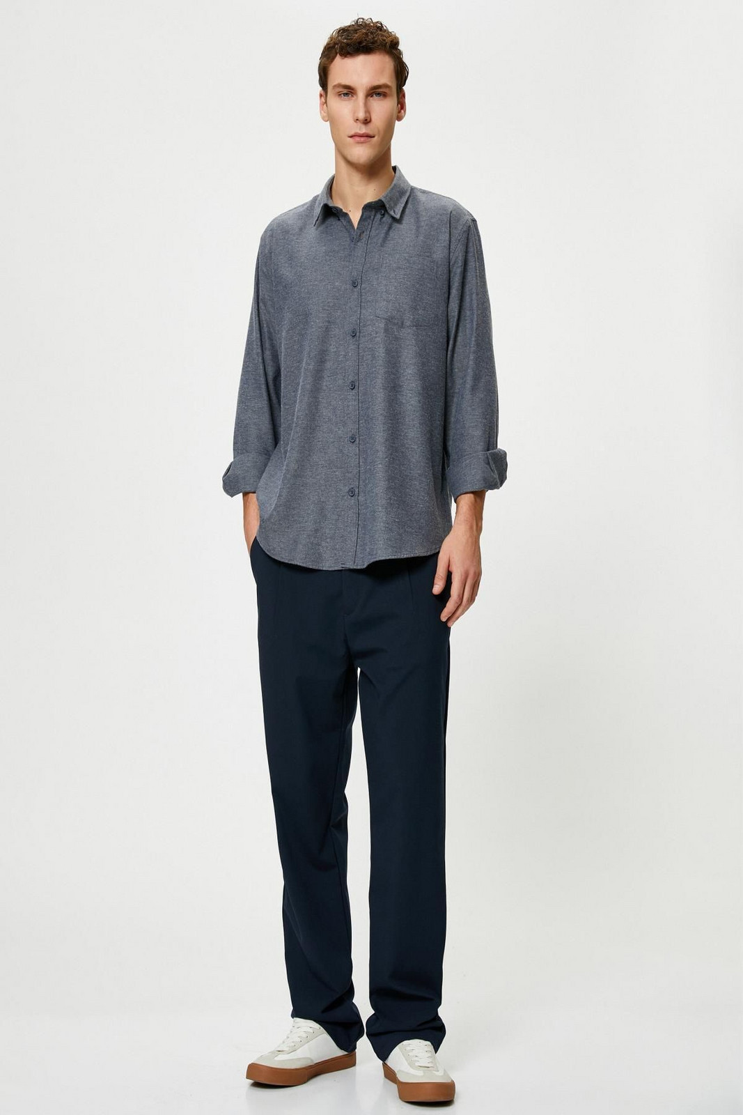 Koton Gray Men's Shirt