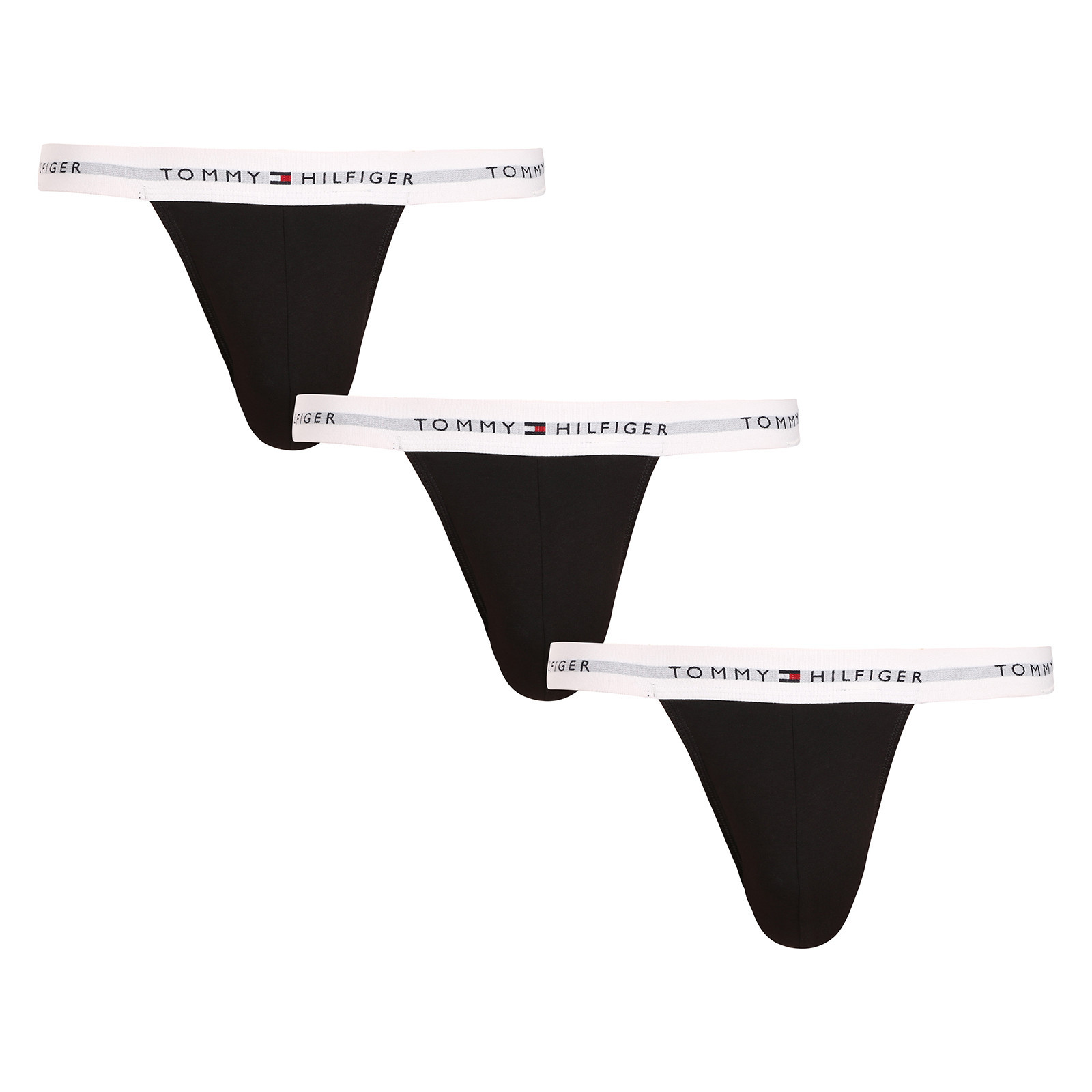 3PACK pánské jocksy Tommy Hilfiger černé (UM0UM03384 0S9) M