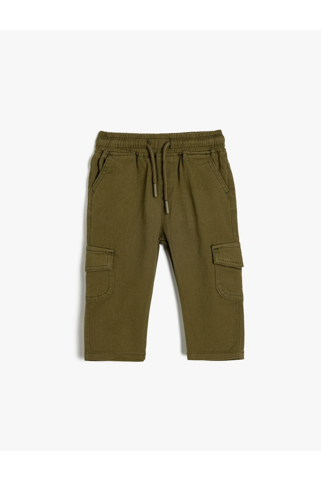 Koton Cargo Pants Tie Waist Pocket Cotton