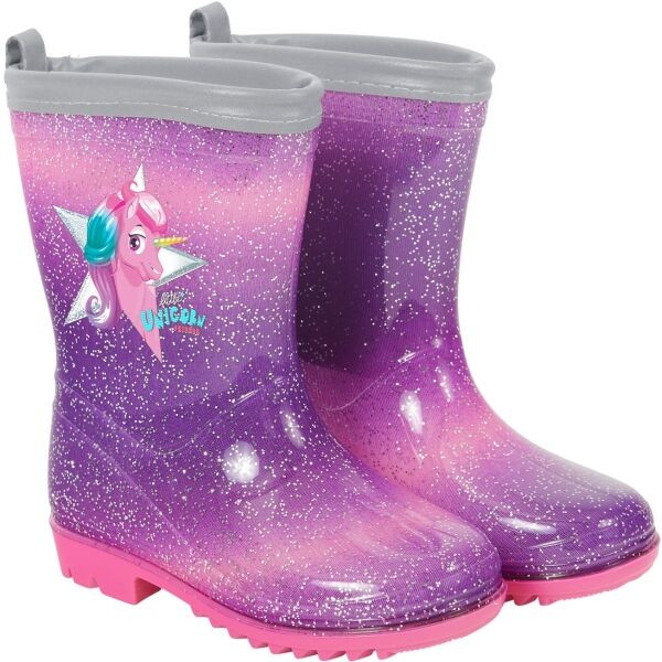 PERLETTI RAIN BOOTS Dětské holínky, fialová, velikost