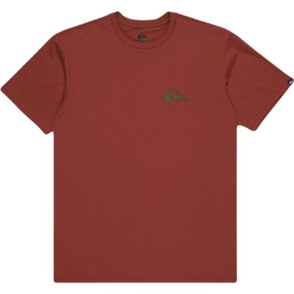 Quiksilver MW LOGO SS Pánské triko, červená, velikost