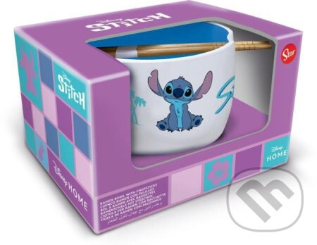 Stitch Darčekový set - ramen miska a paličky - EPEE