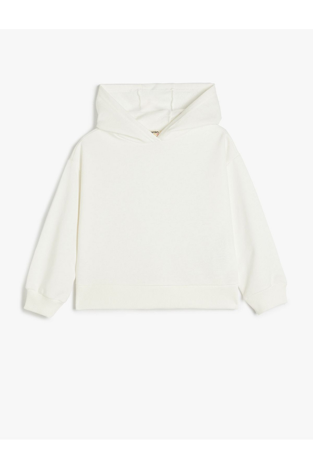 Koton Basic Hooded Sweatshirt Long Sleeve Cotton