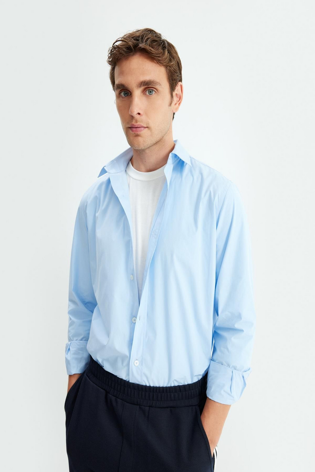 Koton Blue Men's Adult Shirt