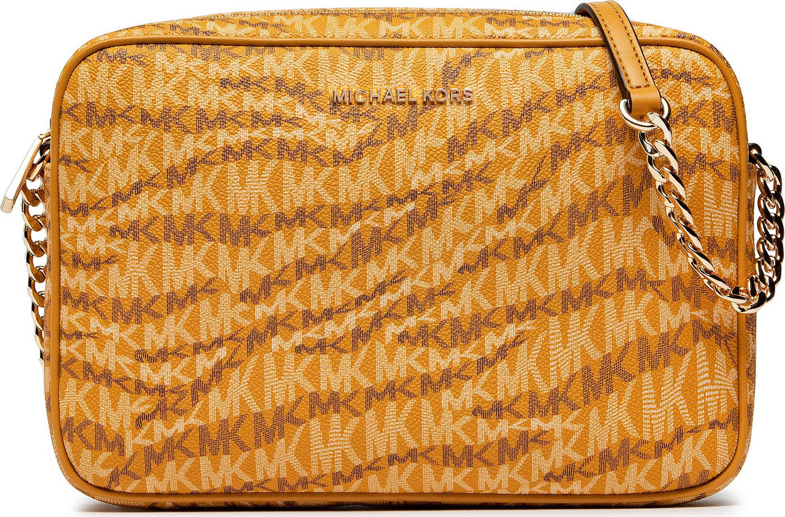 Kabelka MICHAEL Michael Kors Jet Set 32F2GJ6C7B Oranžová