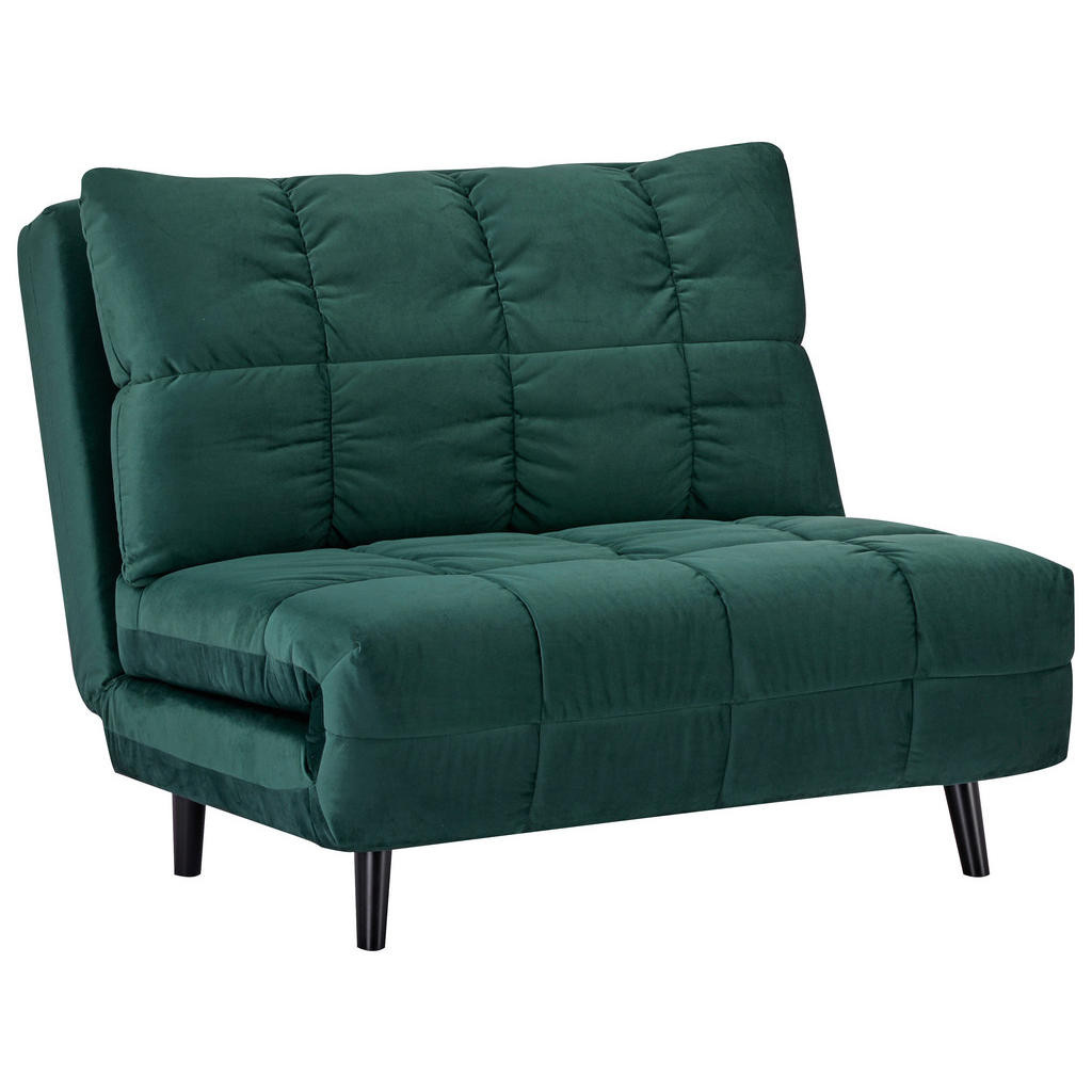 Carryhome ROZKLÁDACÍ KŘESLO NA SPANÍ, textil, zelená