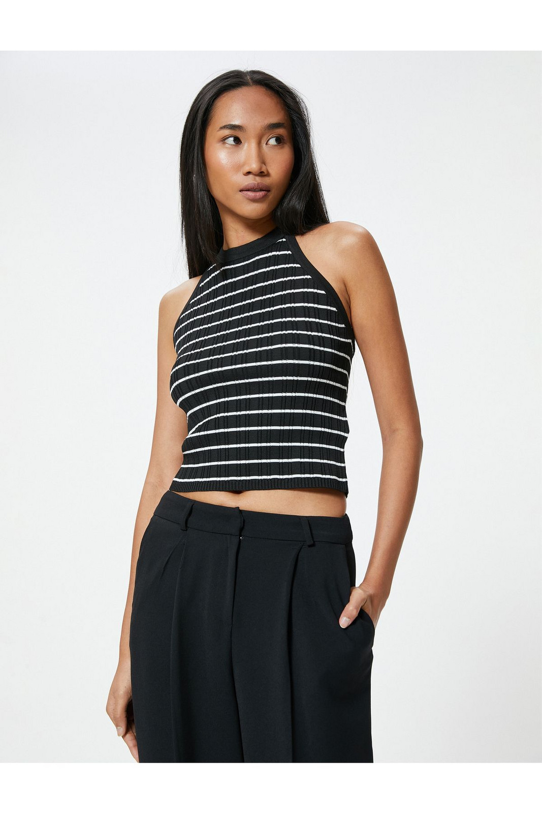 Koton Barbell Neck Knitwear Top