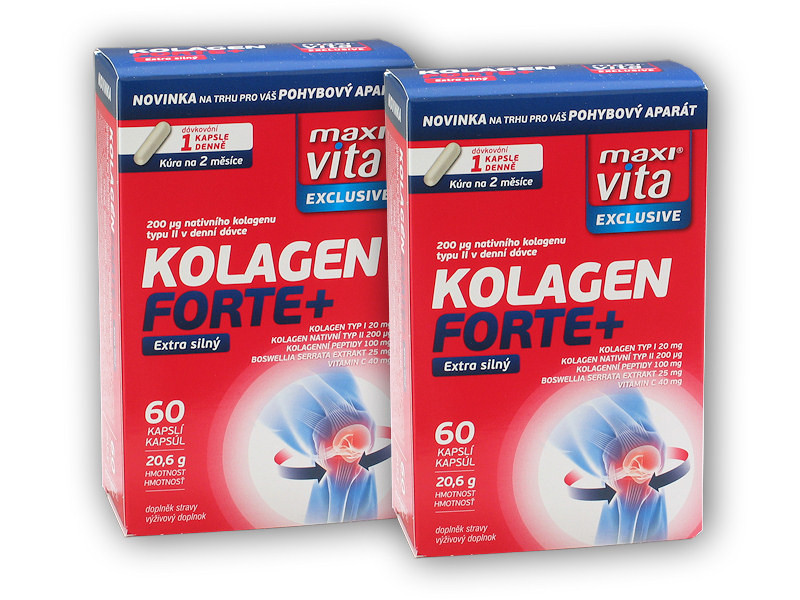 Maxivita 2x MaxiVita kolagen forte + 60 kapslí