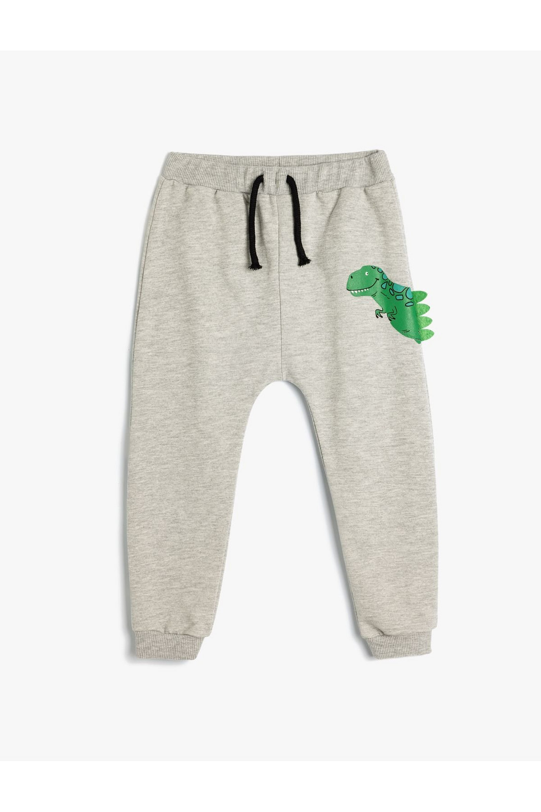 Koton Dinosaur Jogger Sweatpants Tie Waist Pocket Applique Detailed