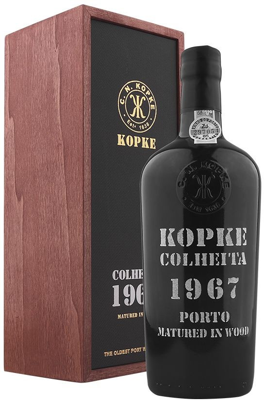 Kopke Colheita 1967 v dřevěné krabičce 0.75l