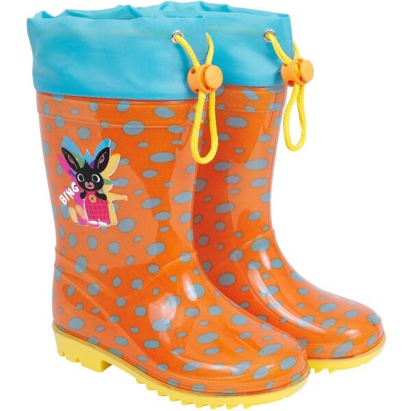 PERLETTI RAIN BOOTS Dětské holínky, oranžová, velikost