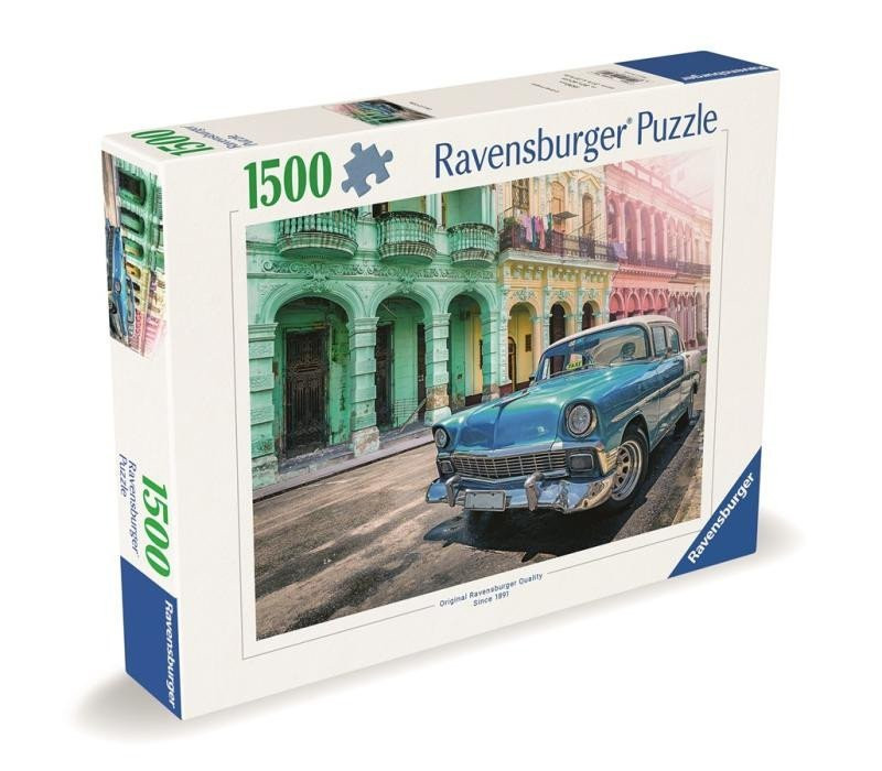 Puzzle Auta na Kubě 1500 dílků