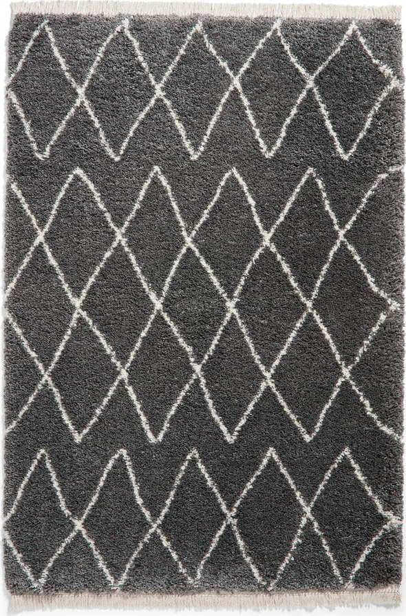 Tmavě šedý koberec 80x150 cm Boho – Think Rugs