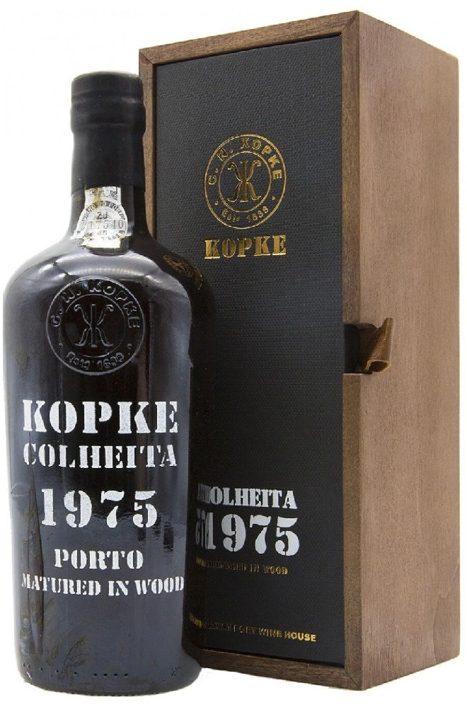 Kopke Colheita 1975 v dřevěné krabičce 0.75l