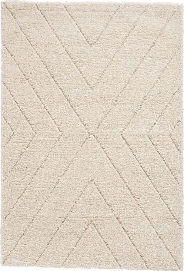 Krémový koberec 120x170 cm Ideal Shaggy – Think Rugs