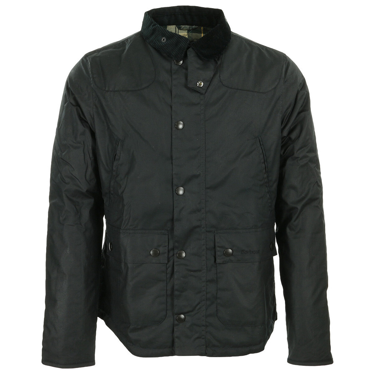 Barbour  Reelin Wax Jacket  Modrá