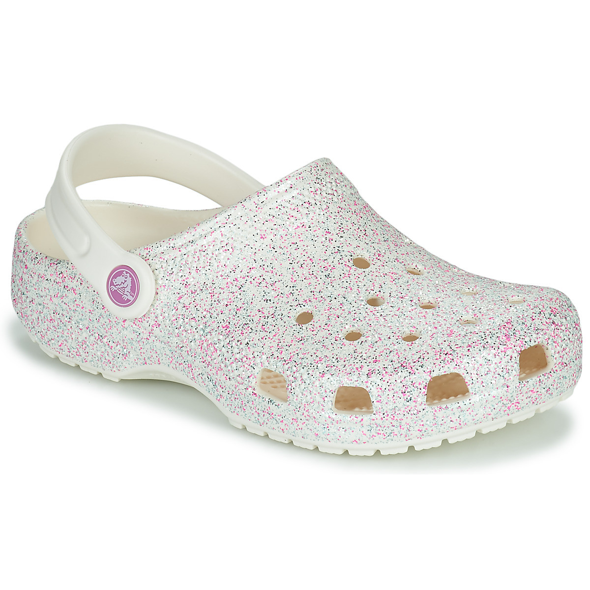 Crocs  CLASSIC GLITTER CLOG K  Bílá