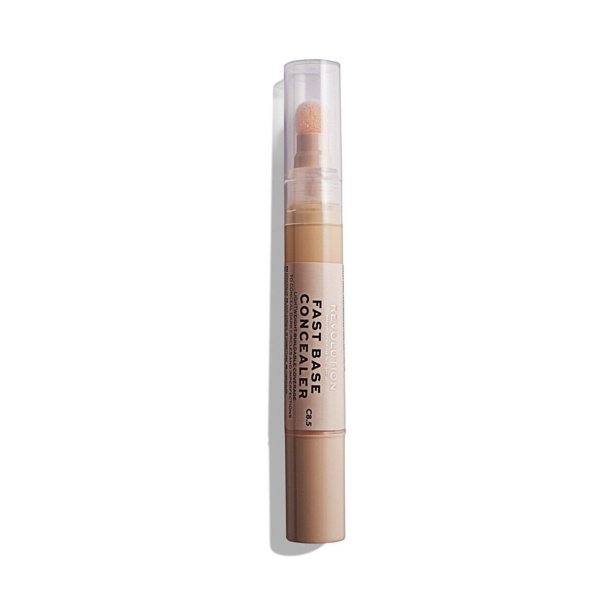 Makeup Revolution  Fast Base Concealer - C8.5  Hnědá