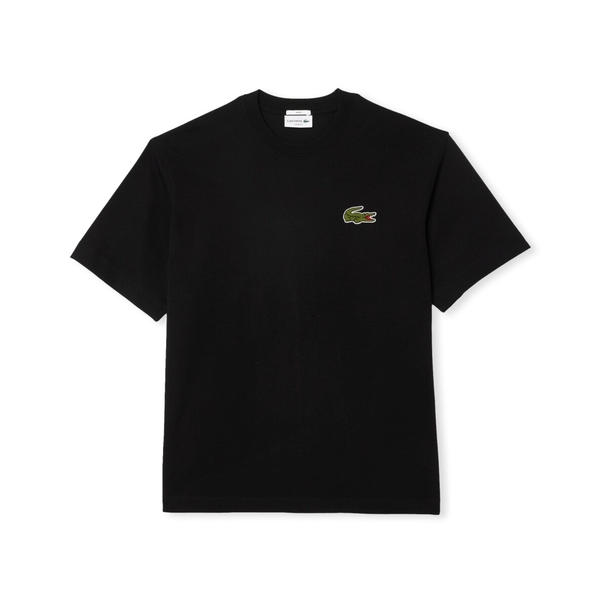 Lacoste  T-Shirt Loose Fit - Noir  Černá