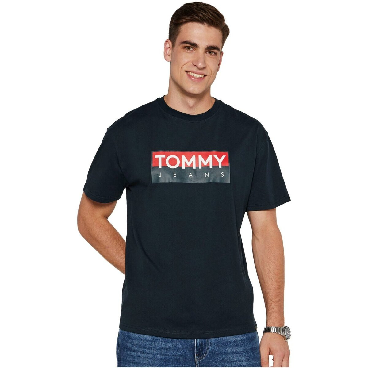 Tommy Jeans  DM0DM19684  Modrá