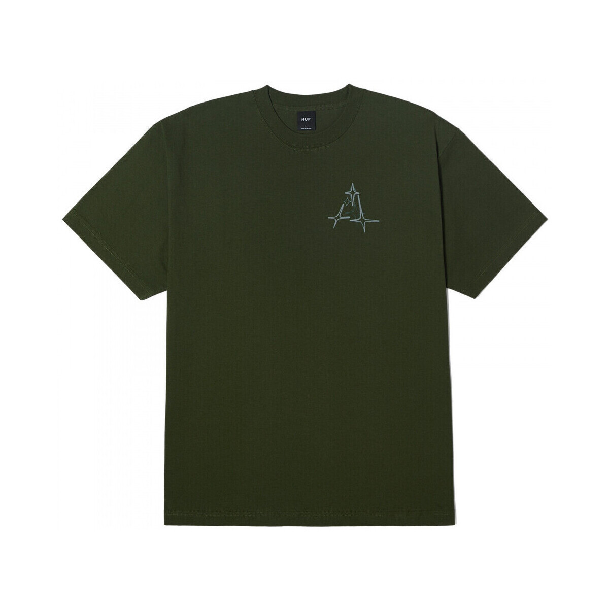 Huf  T-shirt gleam ss  Zelená