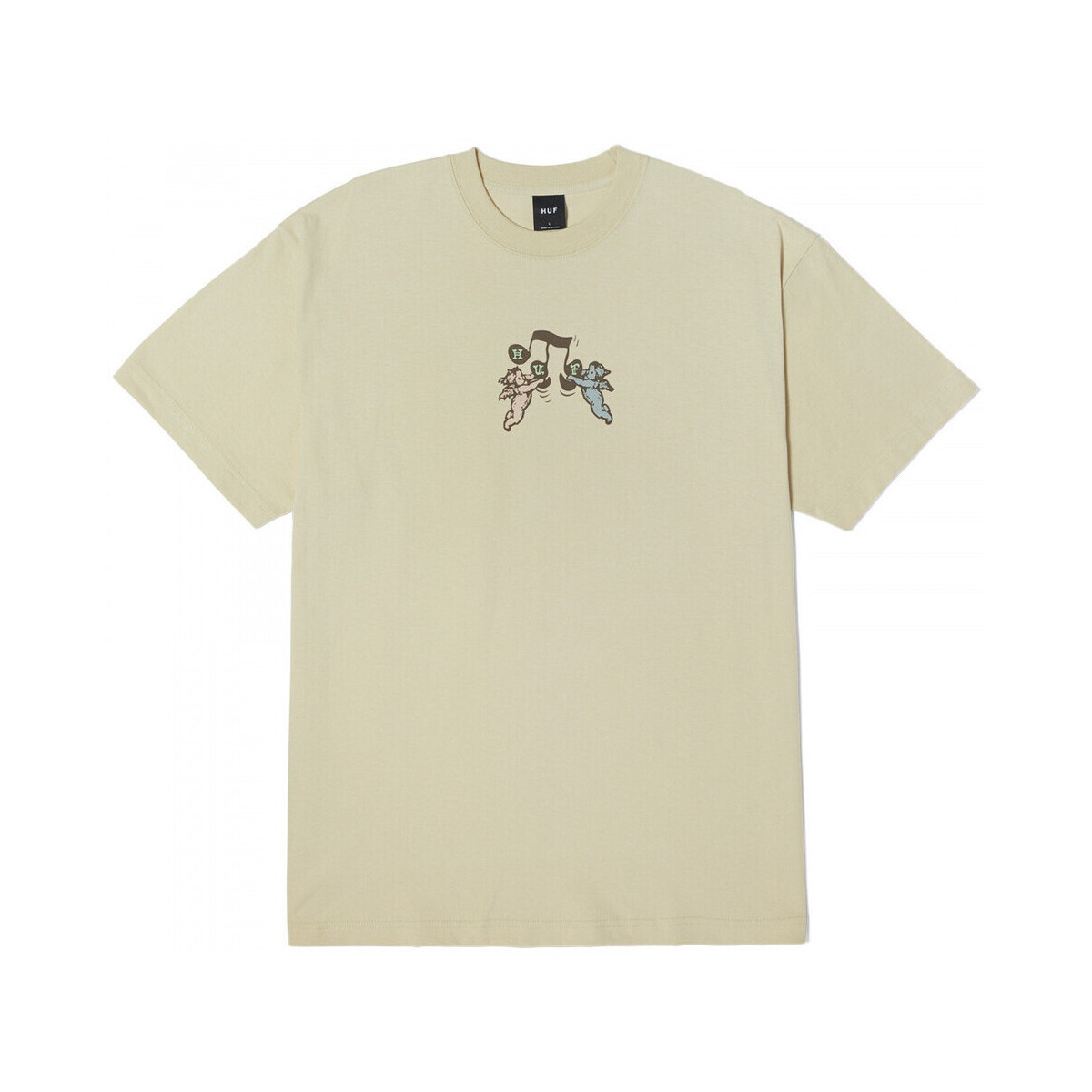 Huf  T-shirt song ss  Šedá