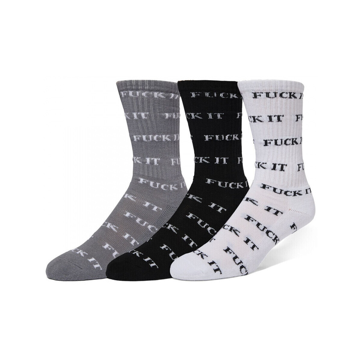 Huf  Socks fuck it 3 pack  ruznobarevne