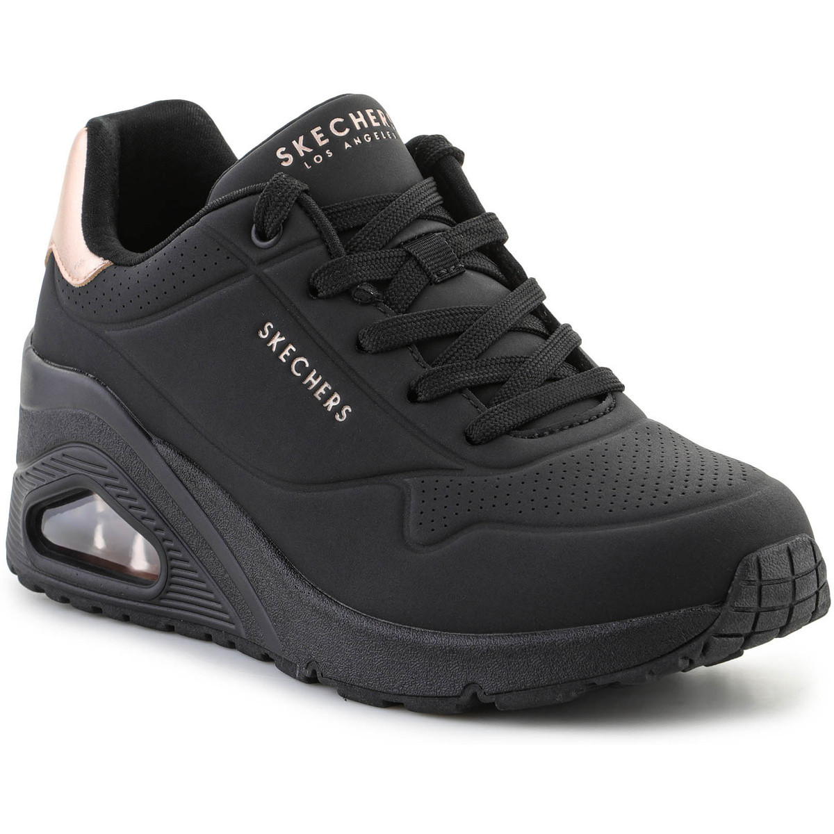 Skechers  Uno Wedge - Hi Steps 177520-BBK Black  Černá