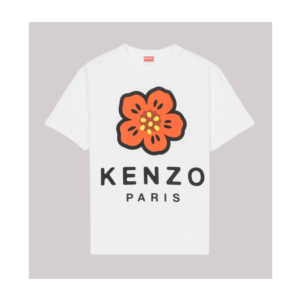 Kenzo  T-shirt  Flower Boke  Černá