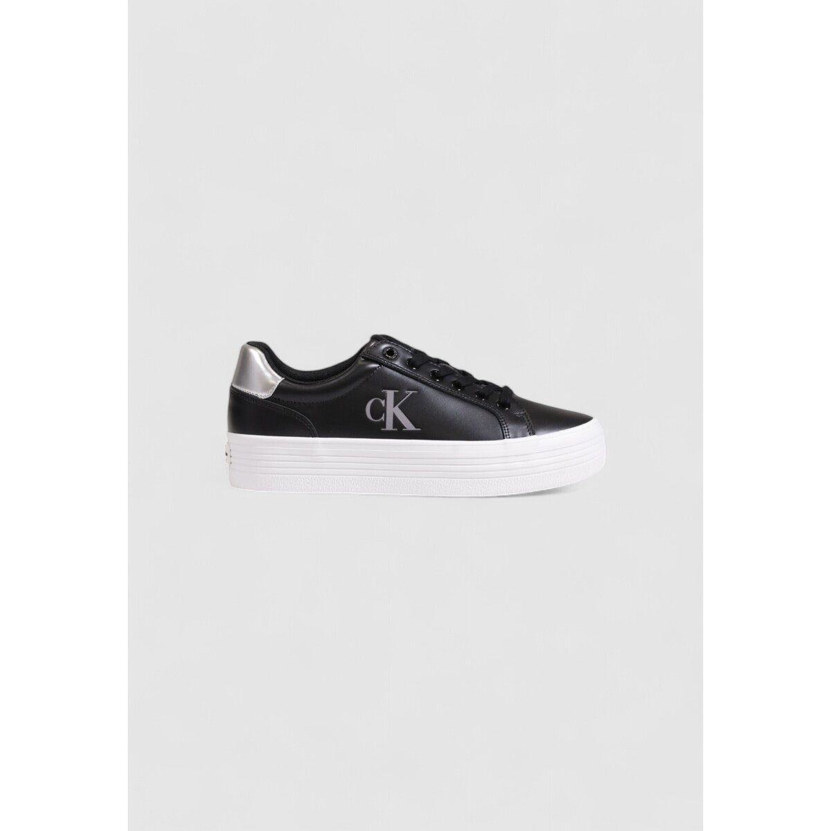 Calvin Klein Jeans  BOLD VULC FLATF LACE YW0YW01688  Černá