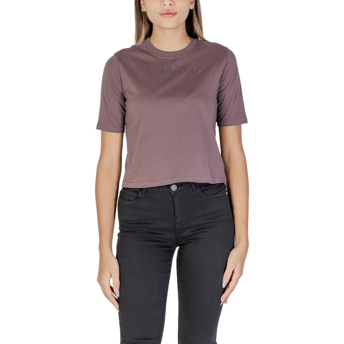 Calvin Klein Sport  PW - S/S T-SHIRT 00GWF4K113  Fialová