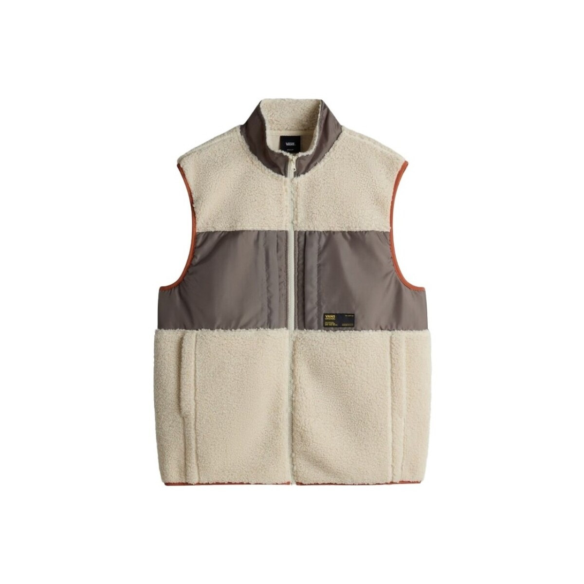 Vans  TREVOR SHERPA FZ VEST  Hnědá