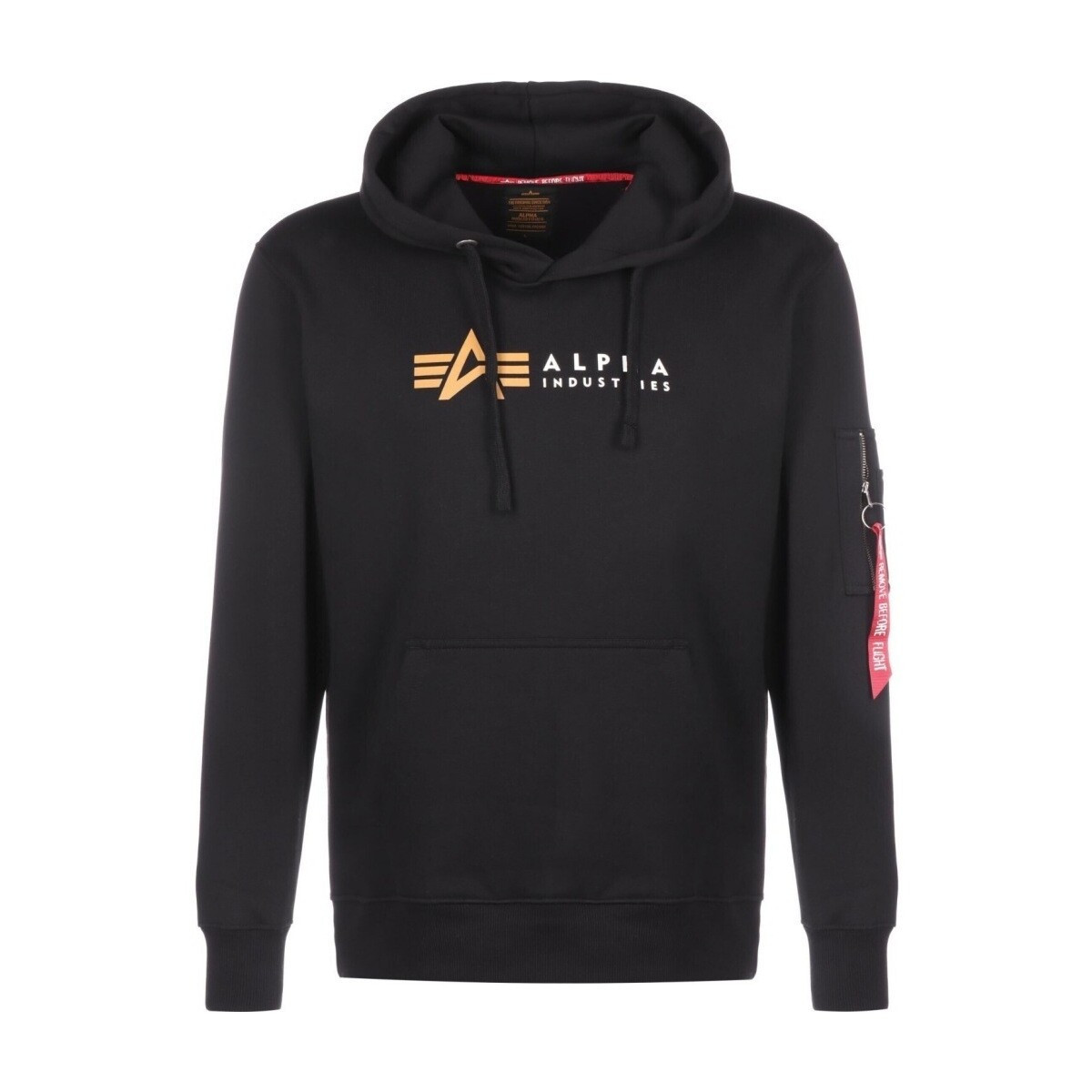 Alpha  ALPHA LABEL HOODY  Černá