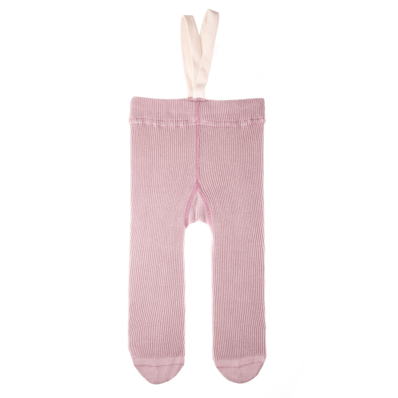 Dětské punčochy na kšandy BIO bavlna růžové