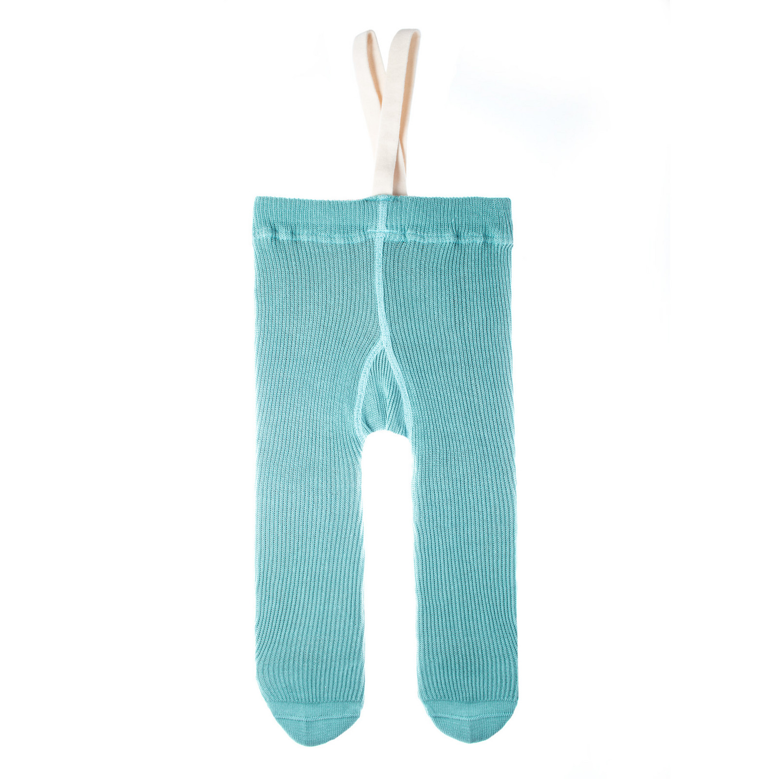 Dětské punčochy na kšandy BIO bavlna modré