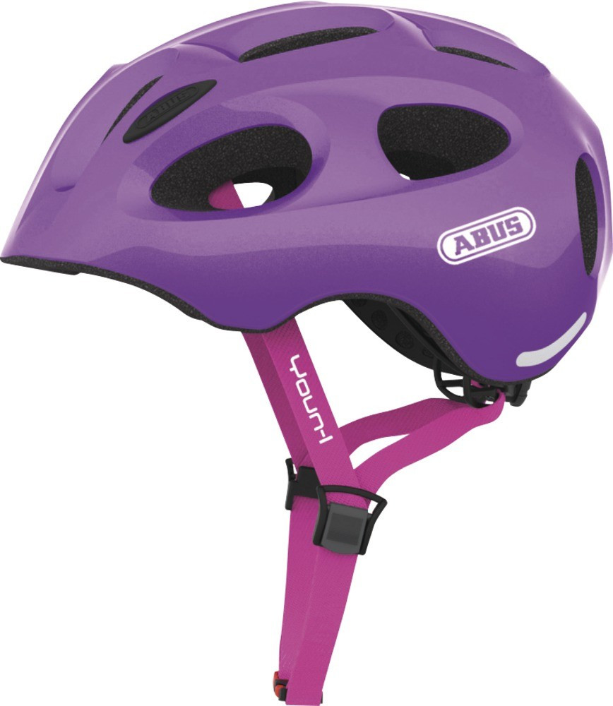 Dětská cyklistická přilba ABUS Youn-I - Sparkling Purple vel. M (52-57)