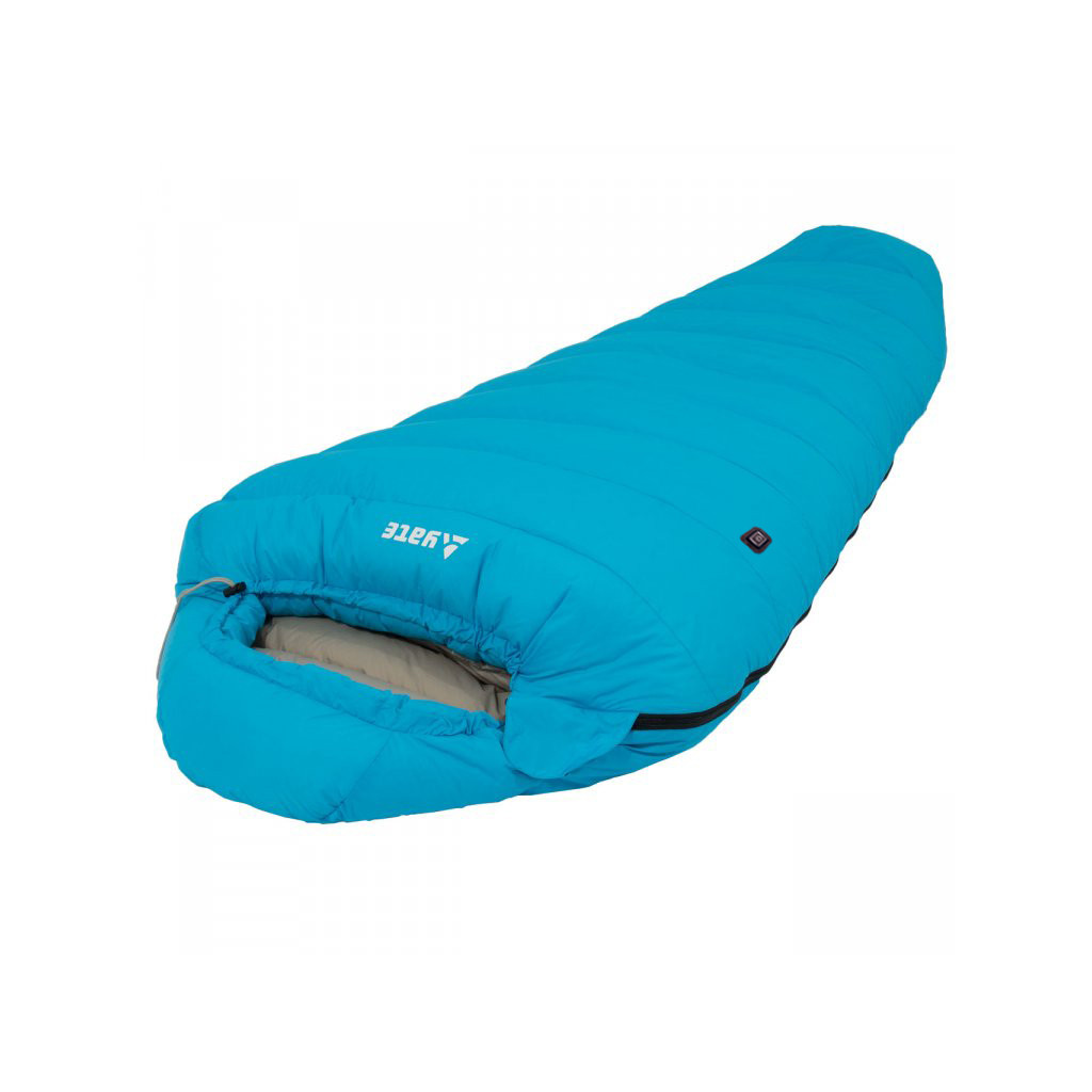 Spací pytel Yate Anseris 700 Heat L - modrý, levý zip