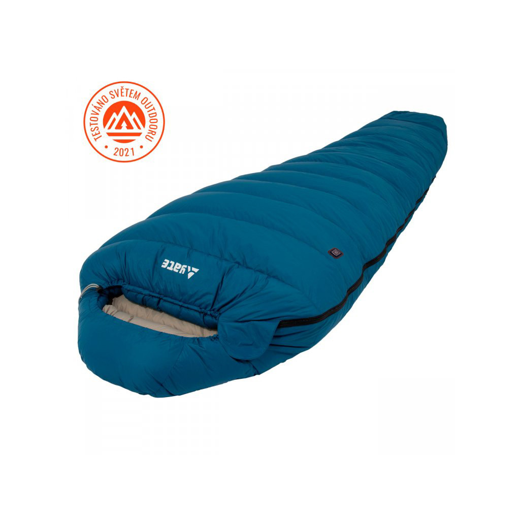 Spací pytel Yate Anseris 900 Heat XL - tmavě modrý, levý zip