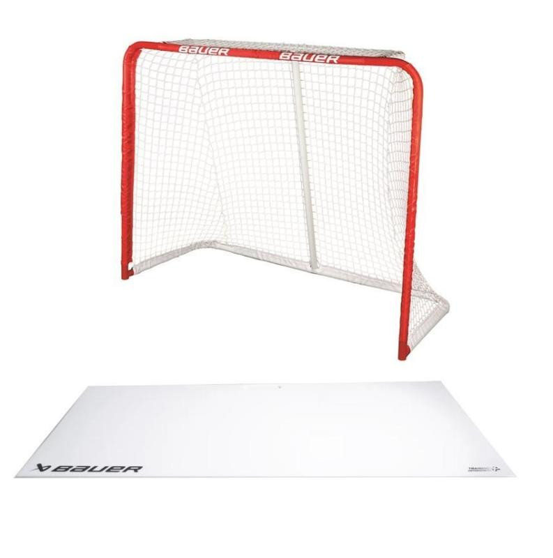 Bauer Deluxe Rec Steel Goal 54 hokejová branka + Bauer SHOOTING PAD Medium