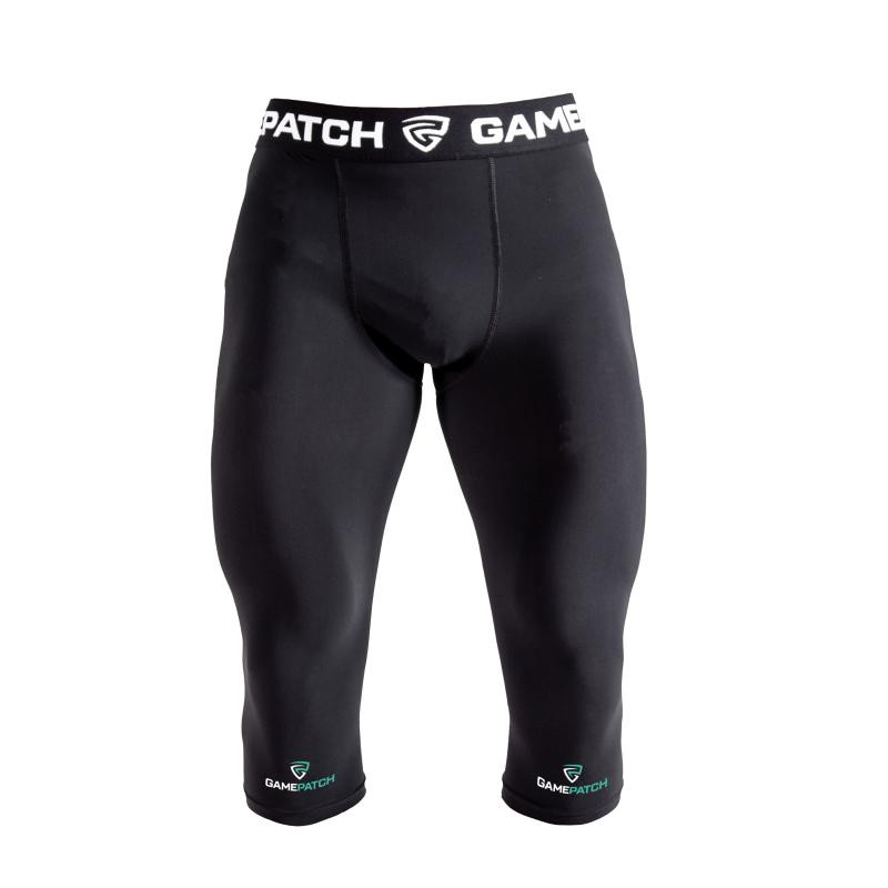 GAMEPATCH 3/4 COMPRESSION TIGHTS BLACK