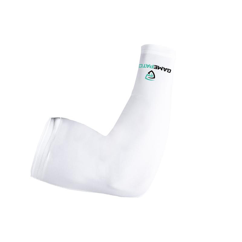 GAMEPATCH COMPRESSION ARM SLEEVE WHITE