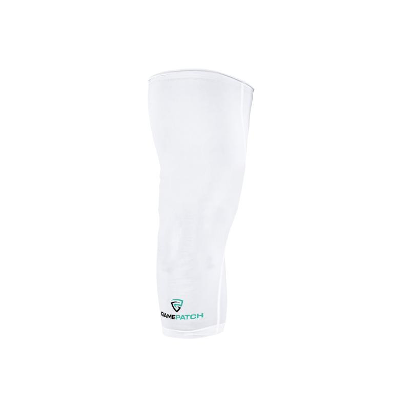 GAMEPATCH COMPRESSION LEG SLEEVE WHITE