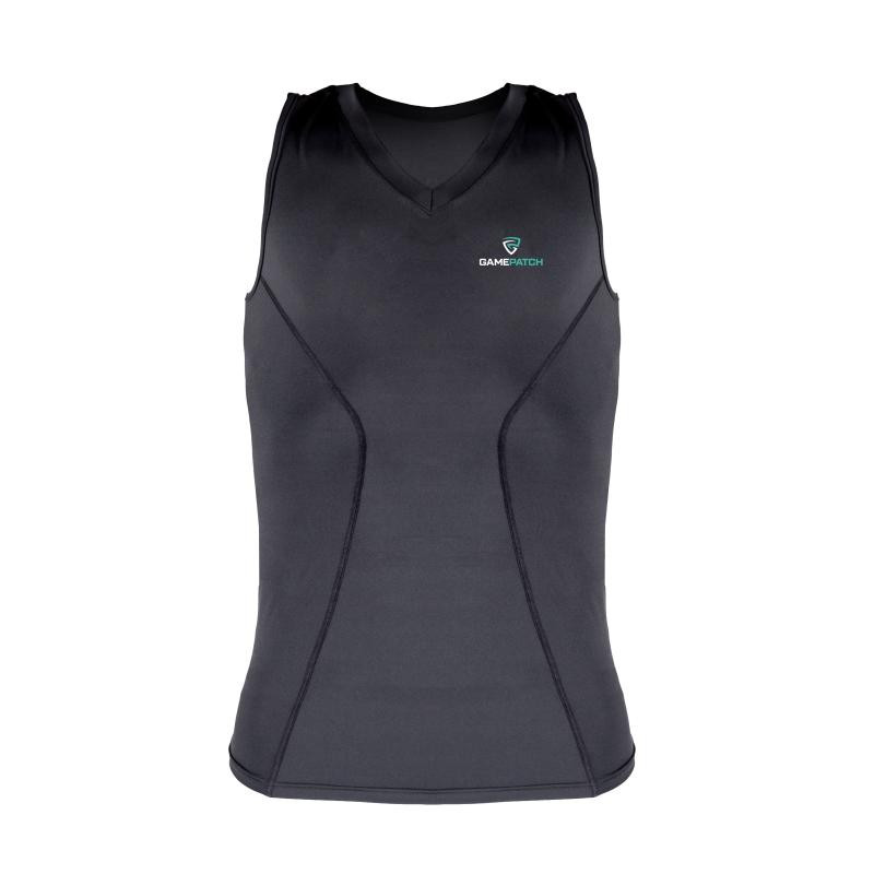 GAMEPATCH COMPRESSION SHIRT SLEEVELESS BLACK